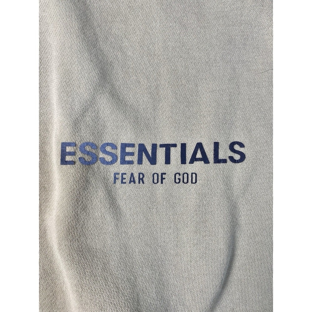 Fear of God Essentials Green Fleece Crewneck Sweatshirt Size Medium Unisex - Picture 3 of 11